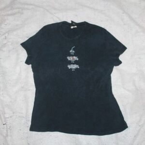 Vintage Jerry Leigh Entertainment Women's Black/Dark Grey Hersheys Kiss Shirt